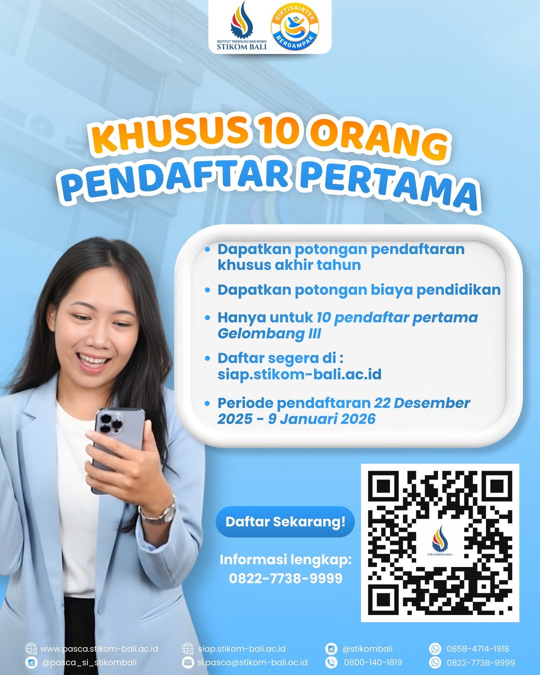 Hanya untuk 10 orang pertama🔥✨