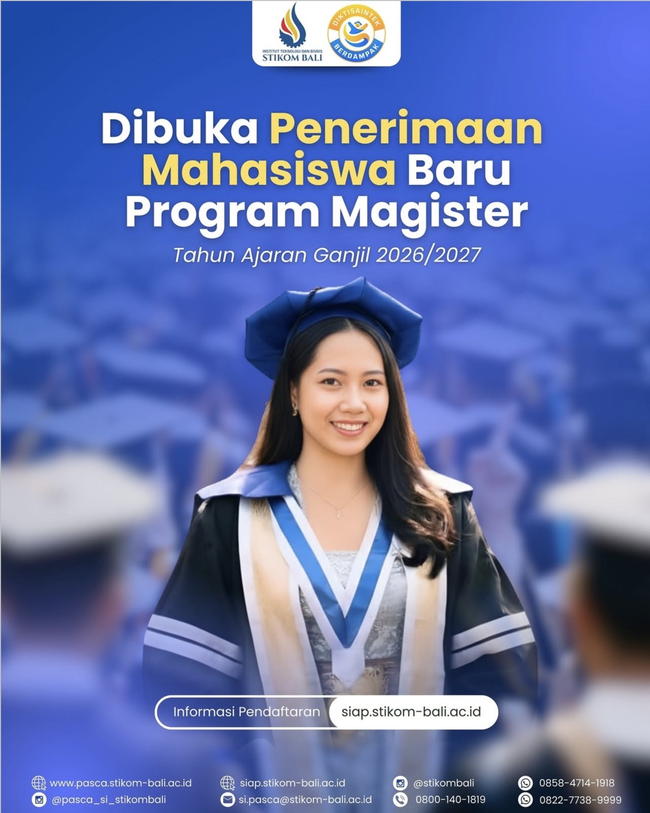 Dibuka Penerimaan Mahasiswa Baru Program Magister