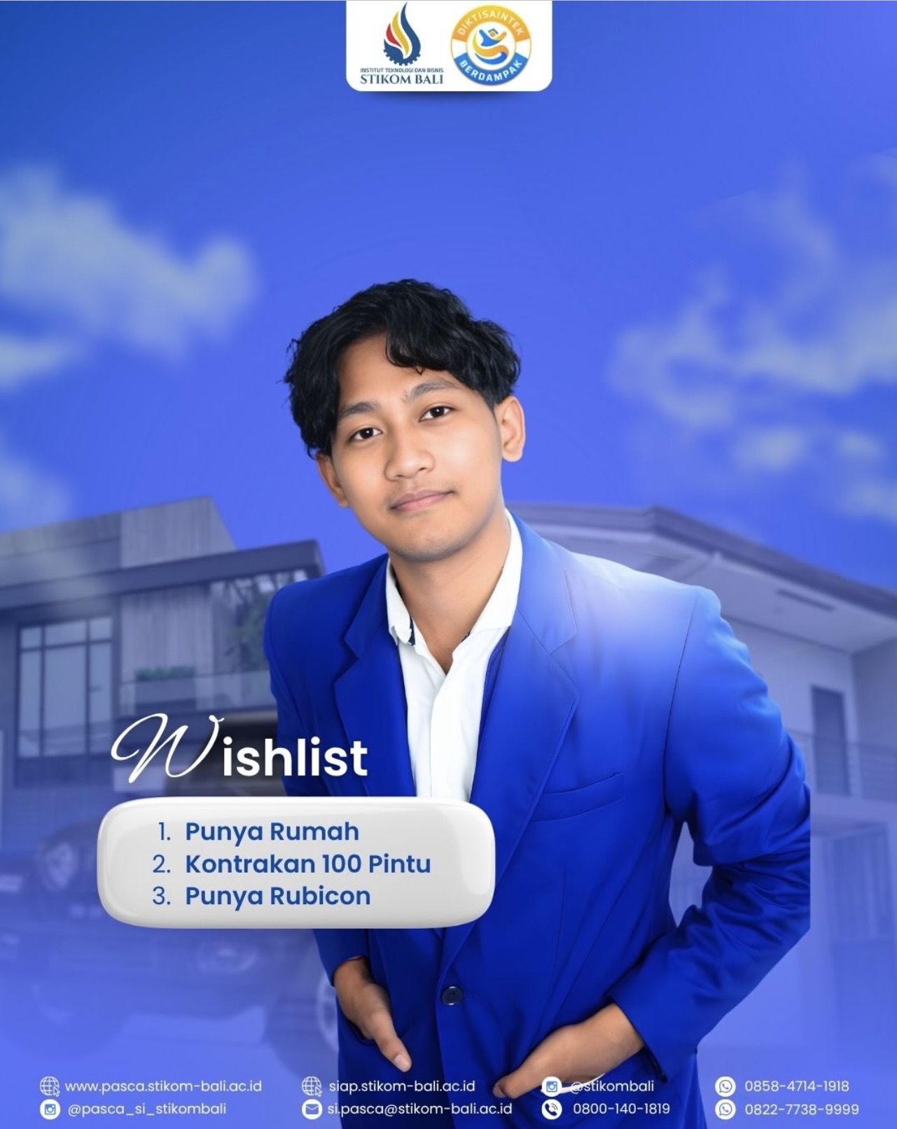 Punya Wishlist kuliah S2? di ITB STIKOM Bali aja