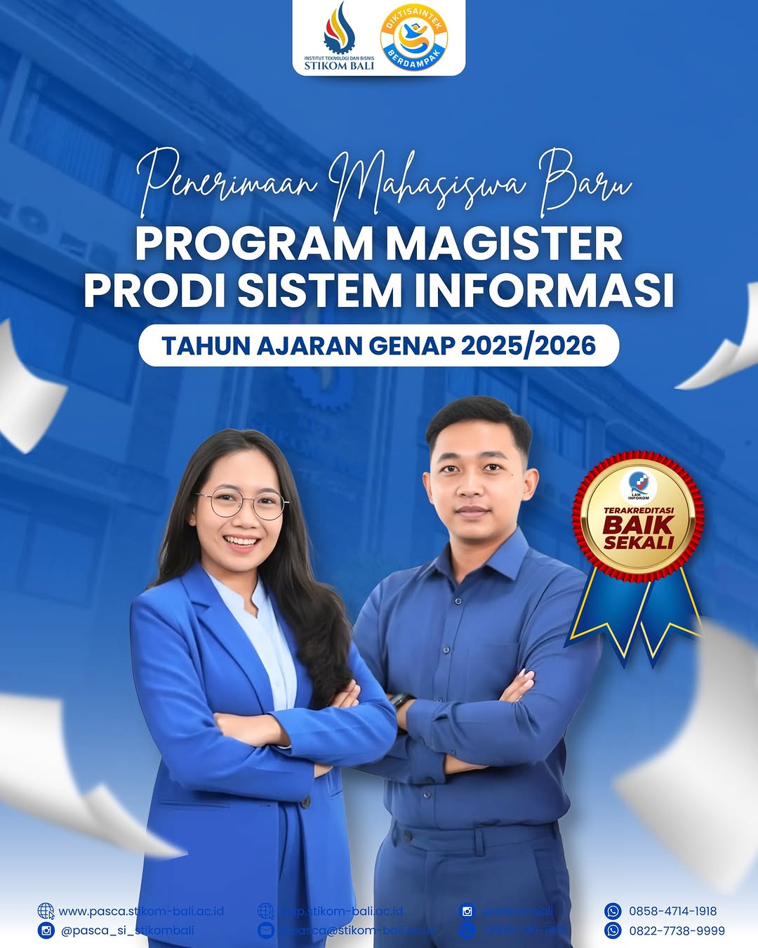 Penerimaan Mahasiswa Baru Program Magister Prodi Sistem Informasi