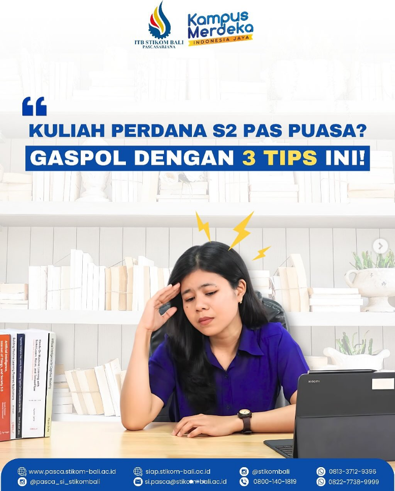 Kuliah Perdana S2 pada saat puasa?