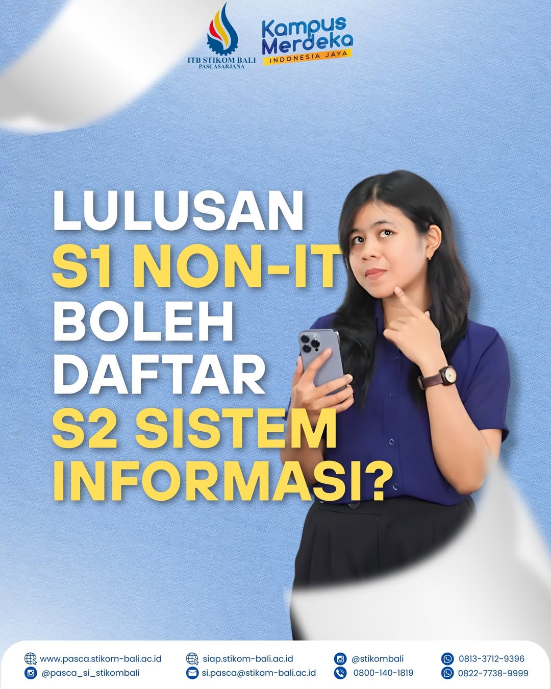 LULUSAN S1 NON-IT BOLEH DAFTAR S2 SISTEM INFORMASI?
