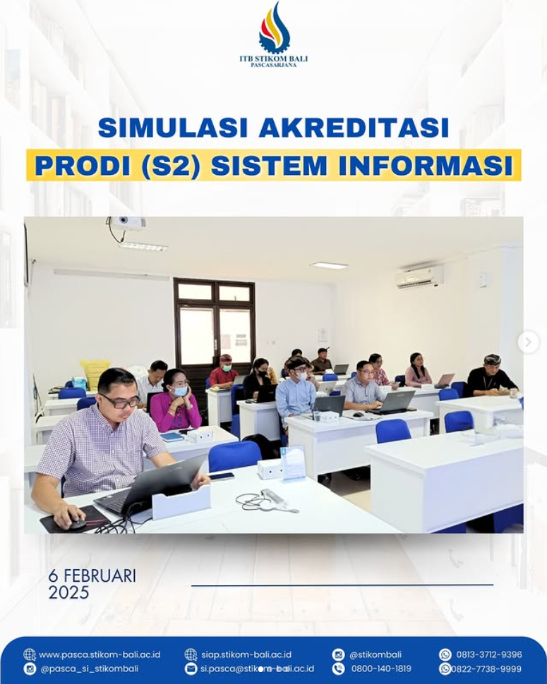  Simulasi Akreditasi Prodi (S2) Sistem Informasi