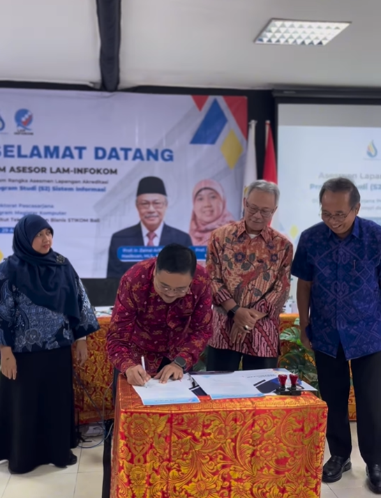  Selamat datang kepada Tim Asesor LAM INFOKOM di ITB STIKOM Bali! 👏