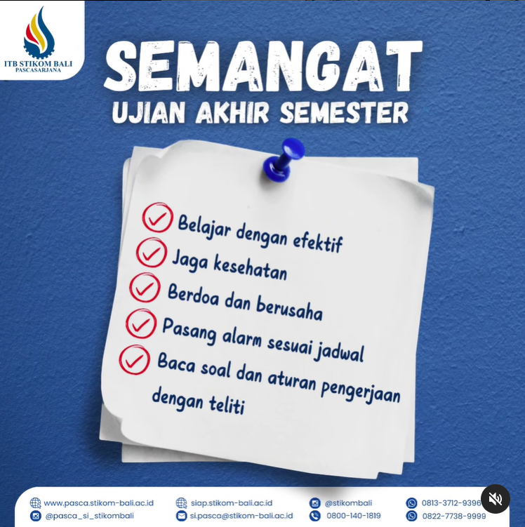 Semangat Ujian Akhir Semester!!