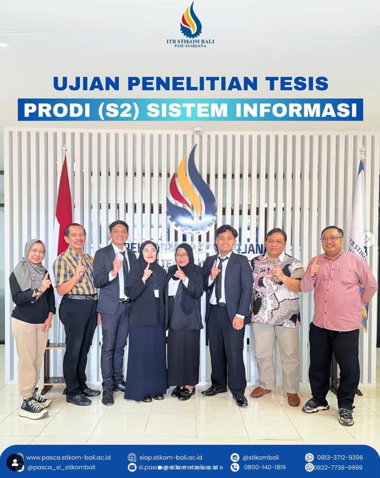 Ujian Penelitian Tesis Prodi (S2) Sistem Informasi